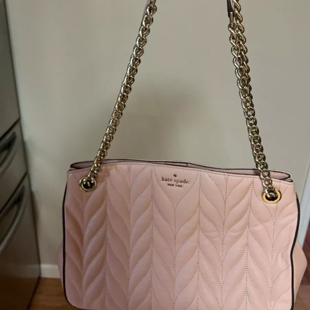 Kate Spade Pink Quilted Shoulder Bag